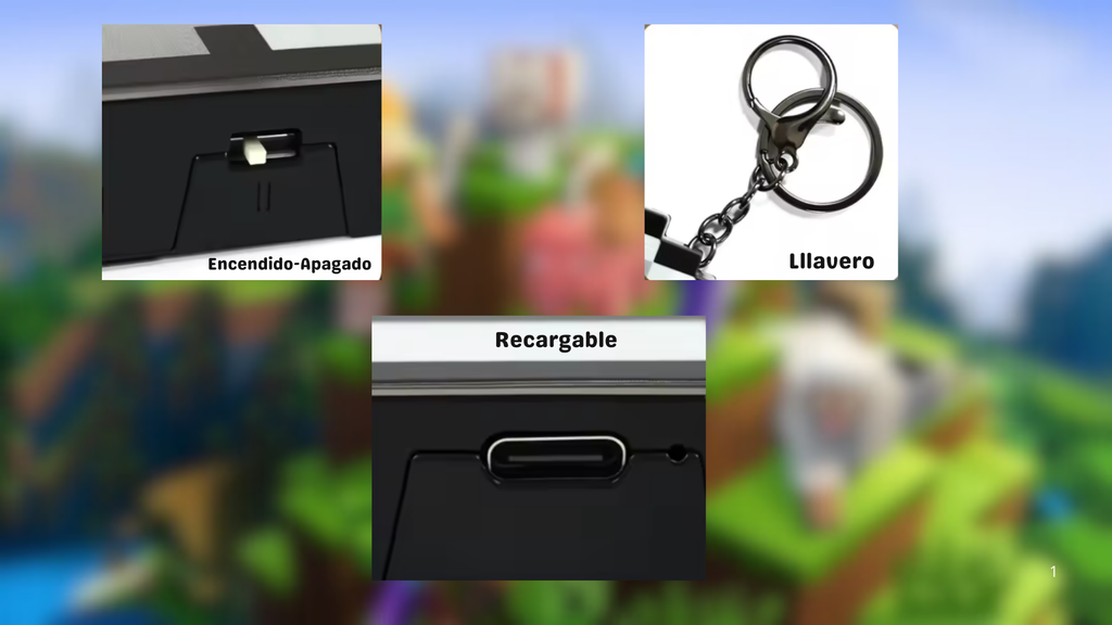 Llavero de minecraft (brújula)