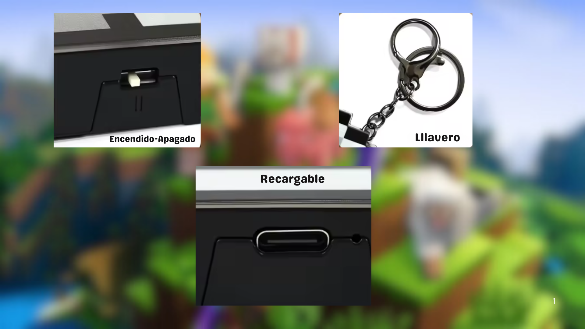 Llavero de minecraft (brújula)