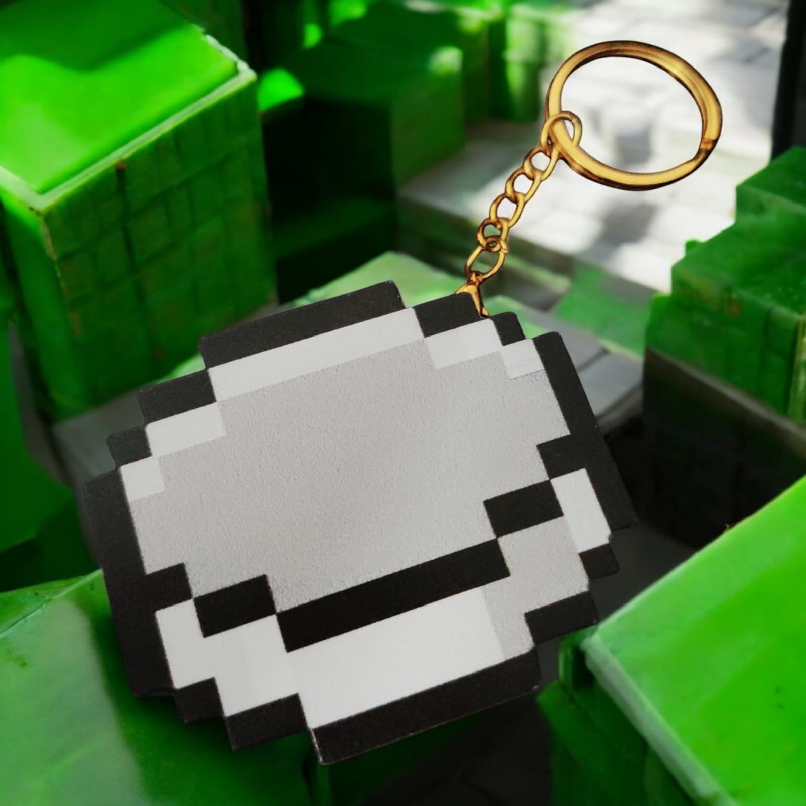 Llavero de minecraft (brújula)